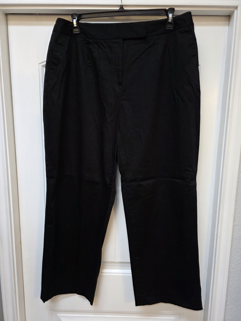 Jones New York Black Straight-Leg Dress Pants - Sz 18W